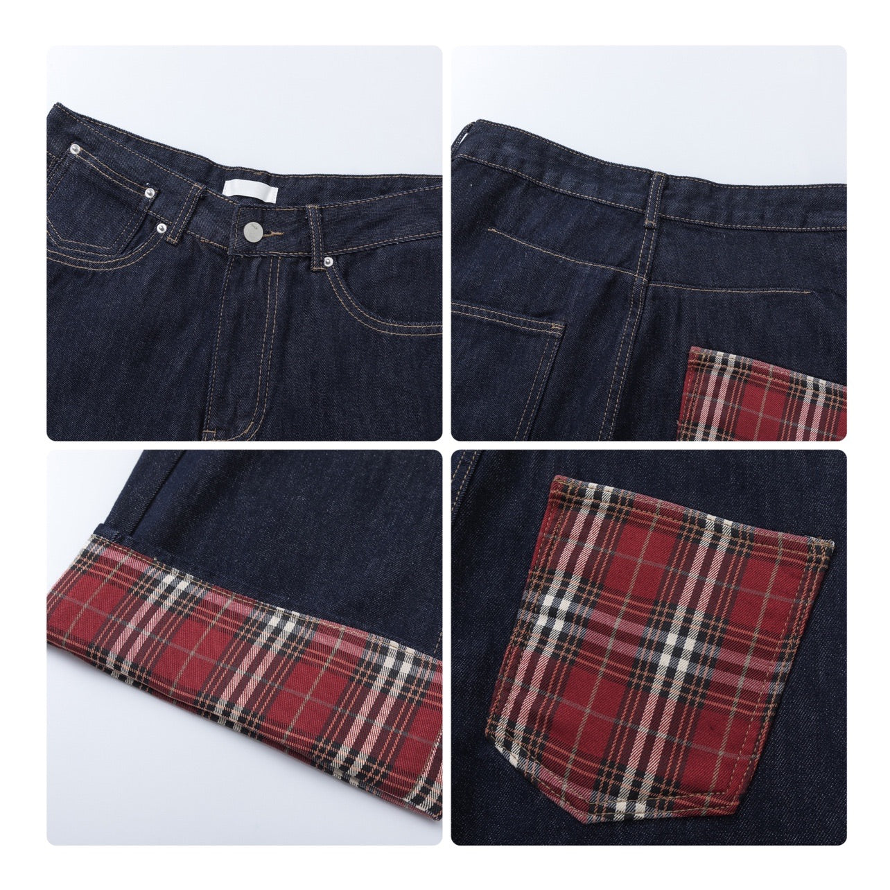 HEM CHECK DENIM MNW1860