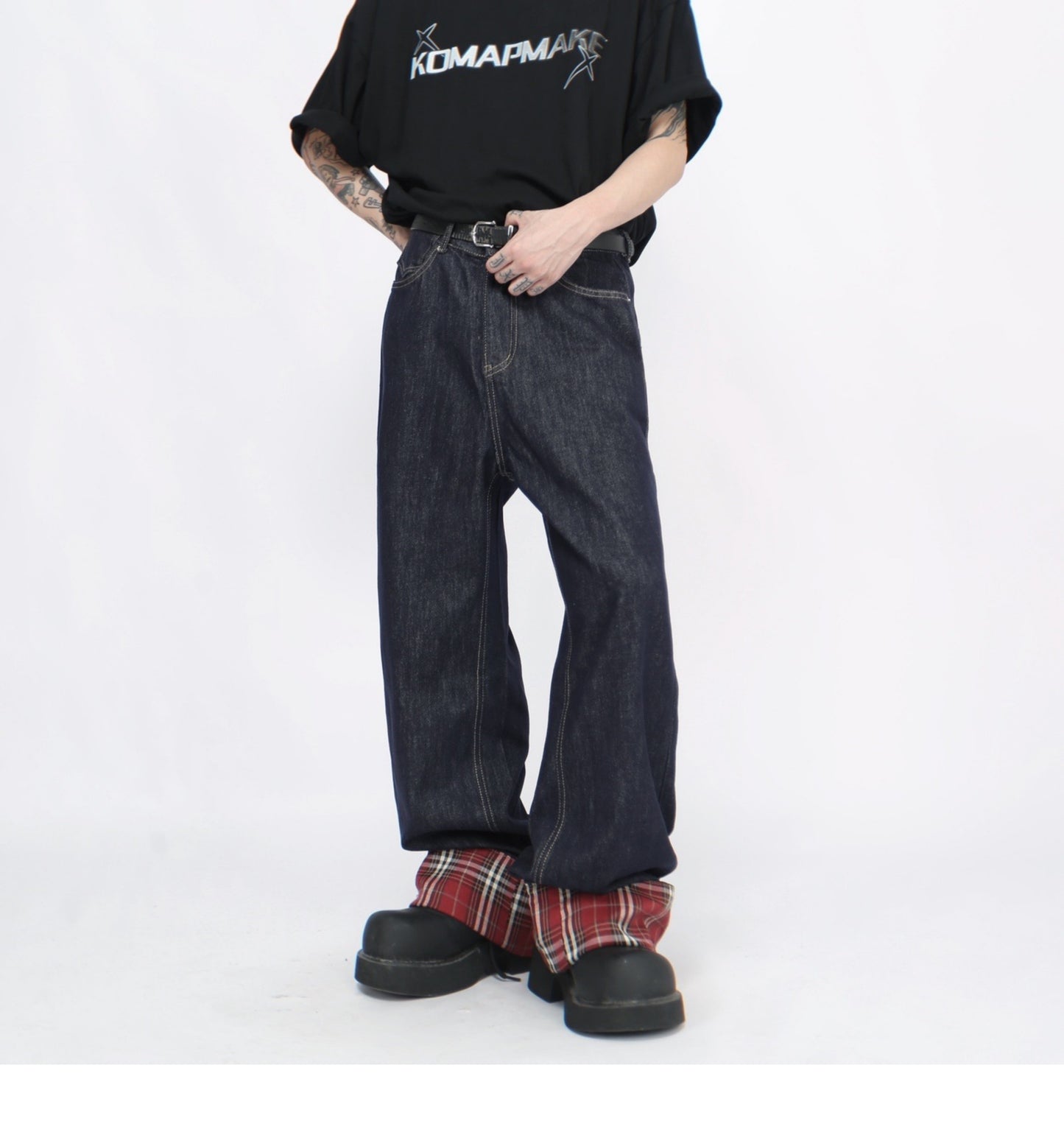 HEM CHECK DENIM MNW1860