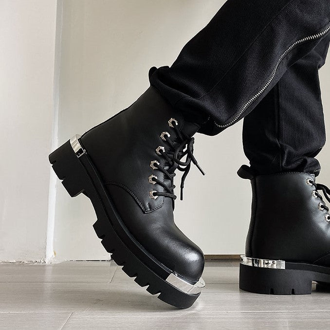 METAL LACE UP BOOTS MNW1240
