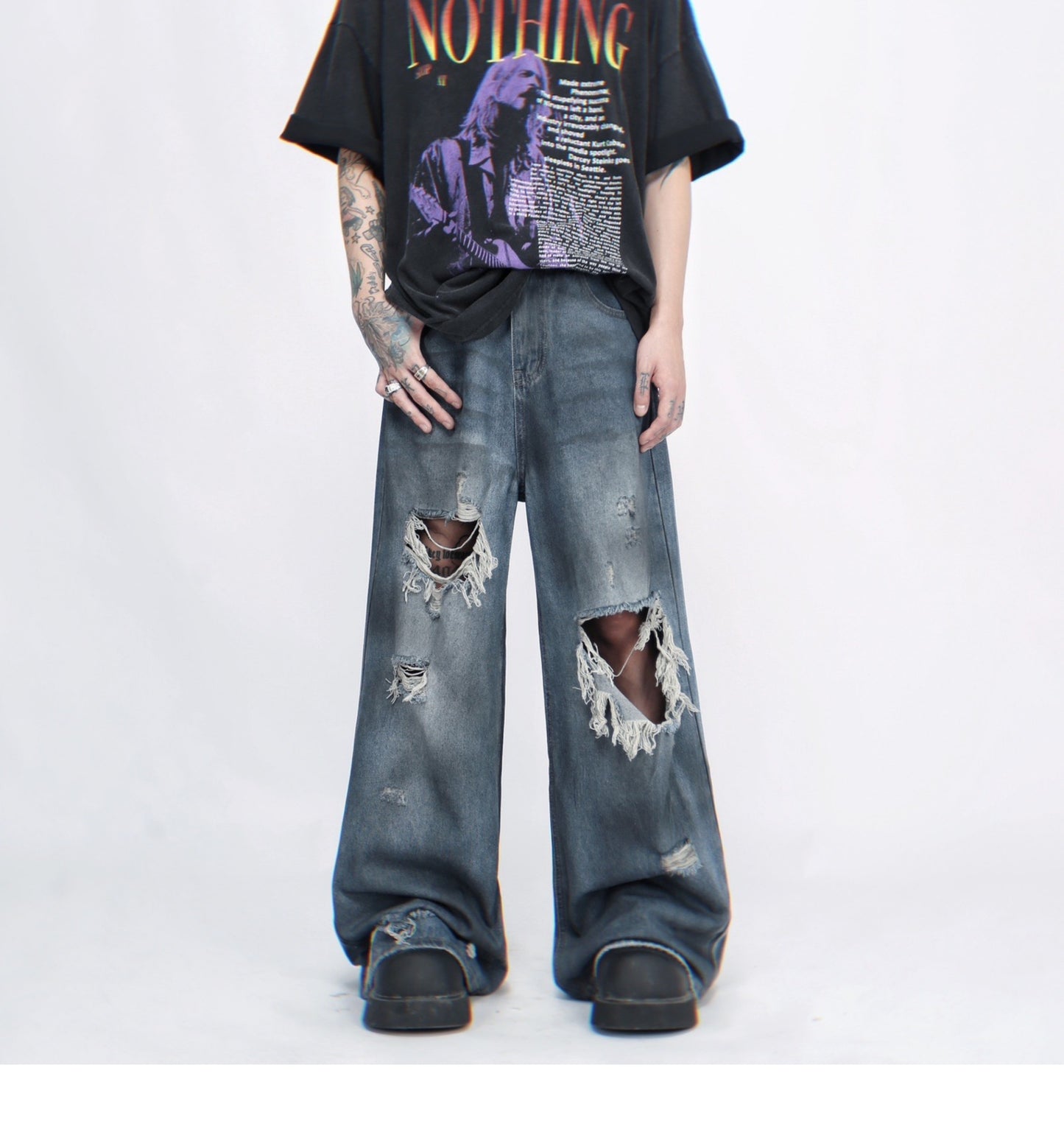 ROUGH HOLE DENIM MNW1862