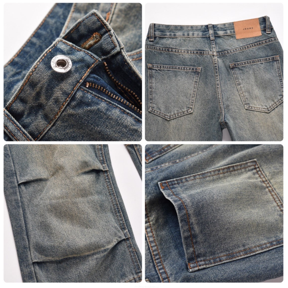 THREE-DIMENSIONAL DENIM PANTS MNW1272