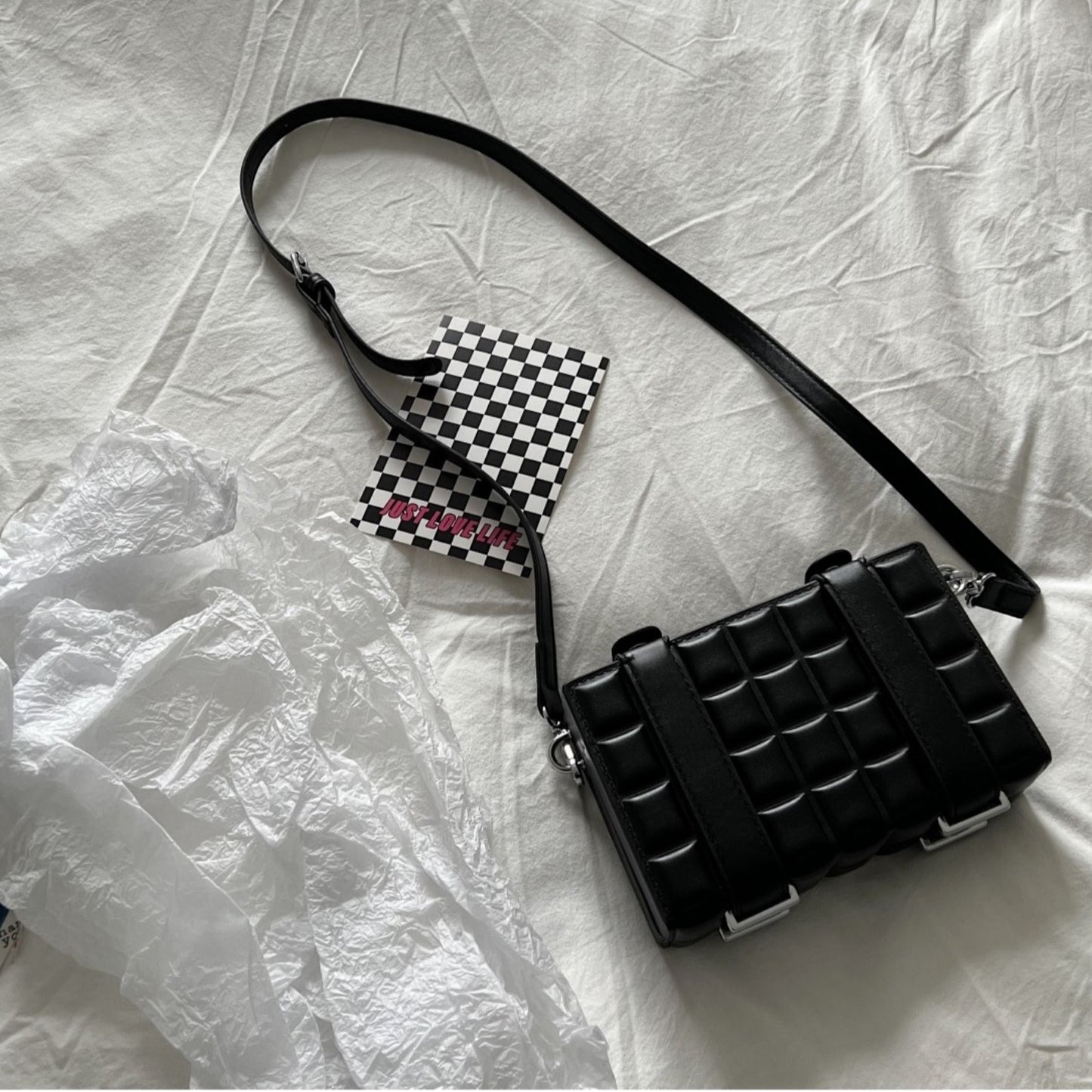 SQUARE SHOULDER BAG MNW844