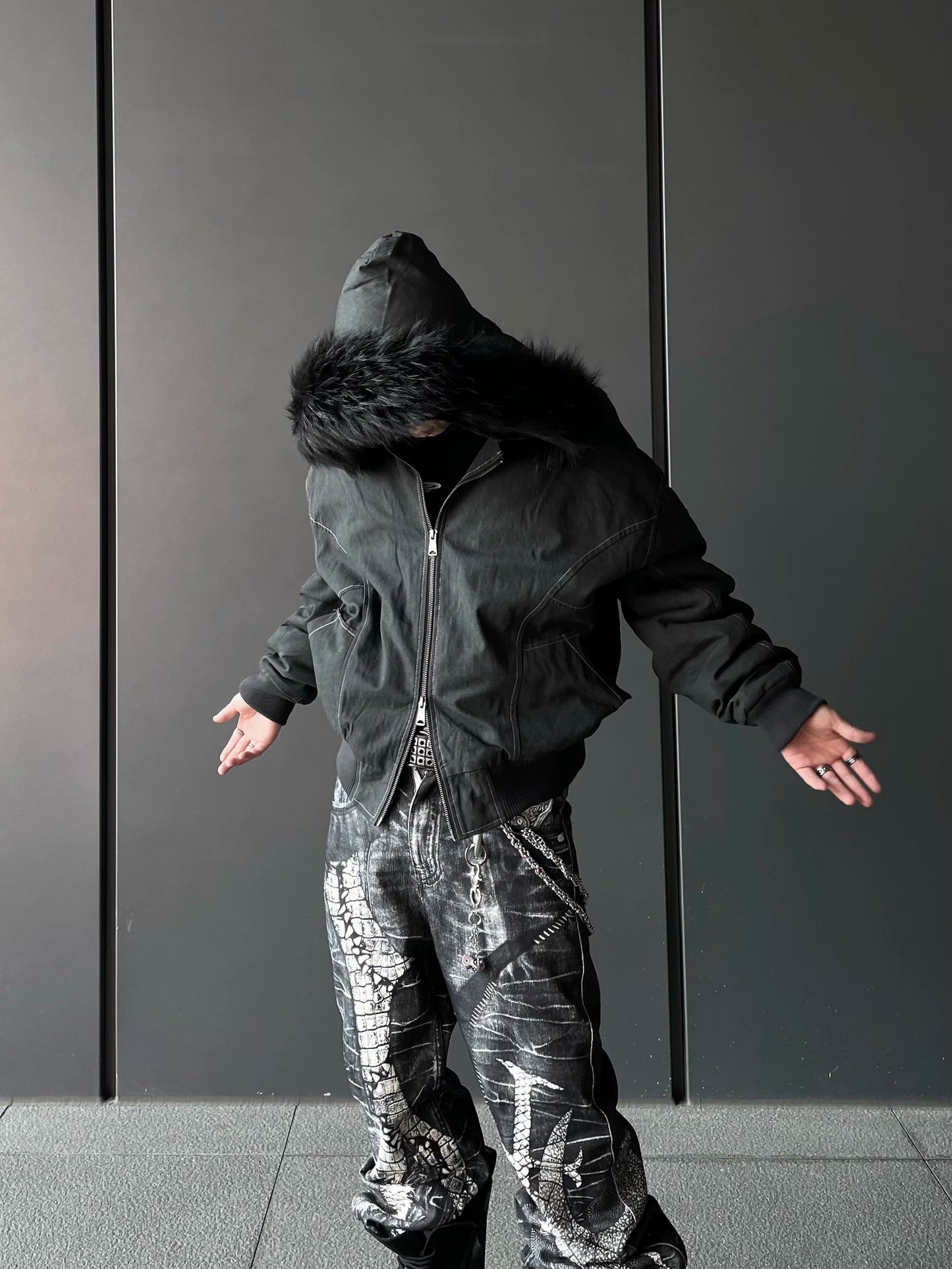 DARKFOG FURHOODED JACKET MNW1949