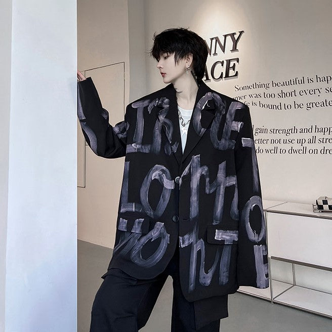 BIG TEXT JACKET MNW1051