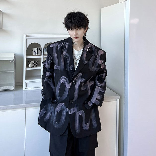 BIG TEXT JACKET MNW1051