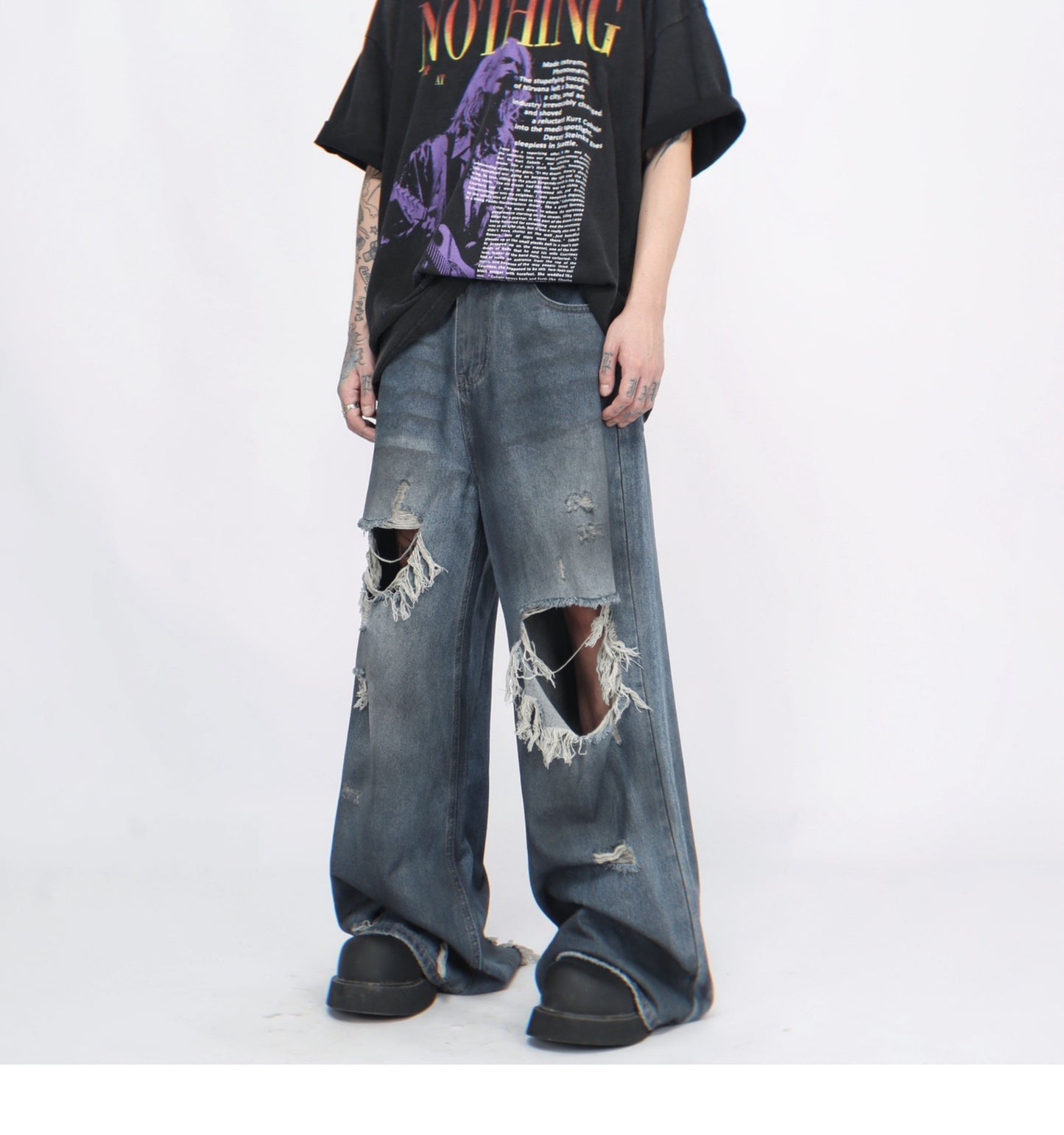ROUGH HOLE DENIM MNW1862