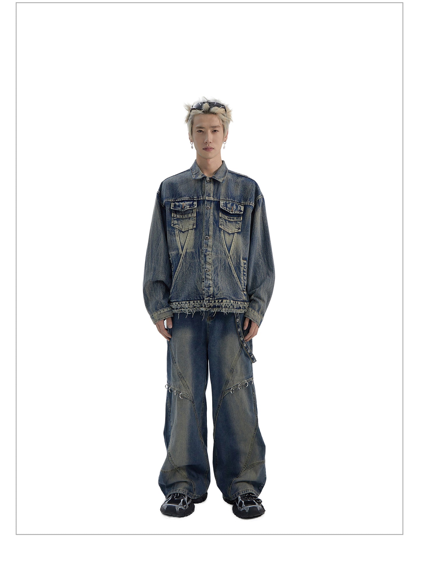 METAL FITTINGS FADE DENIM MNW1904