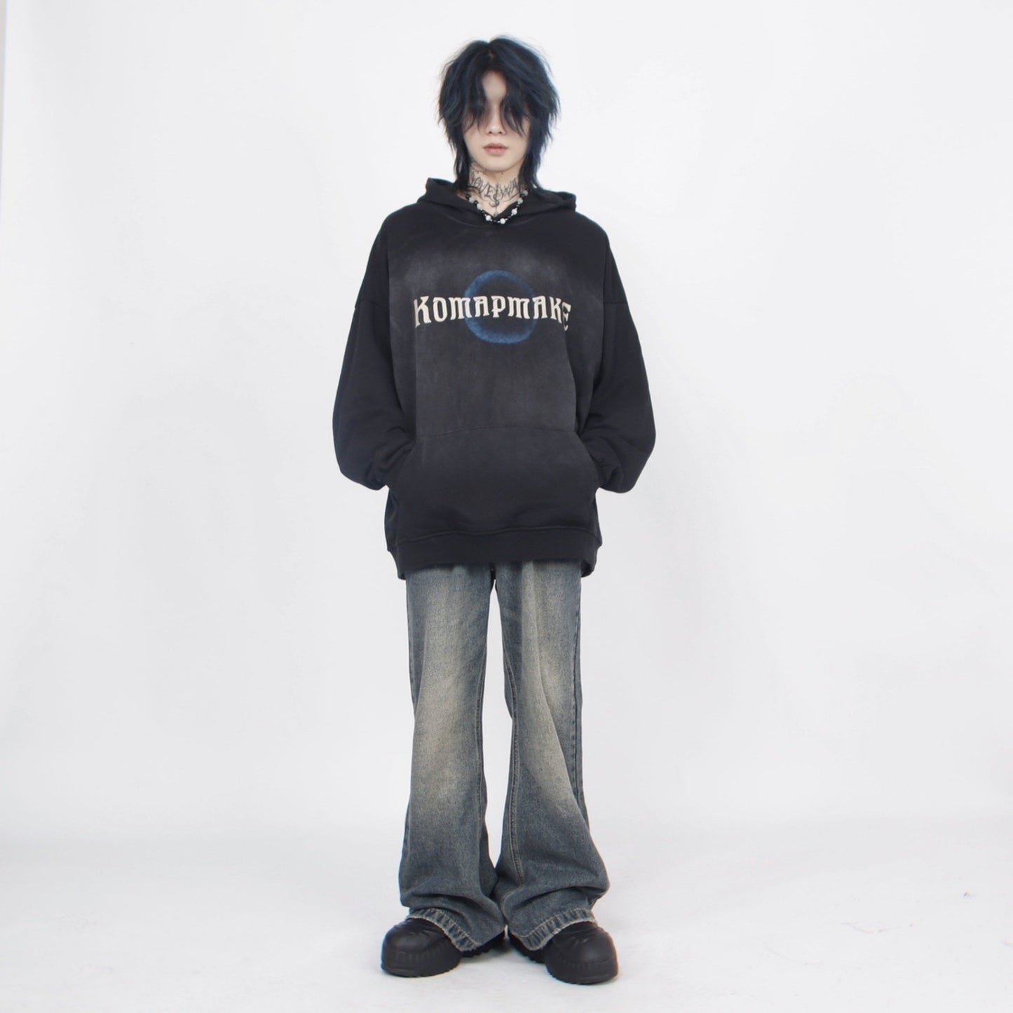 GRADIENT CIRCLE HOODIE MNW996
