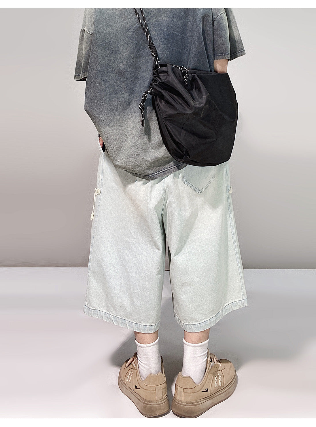 FRINGE DAMAGE SHORTS MNW1878