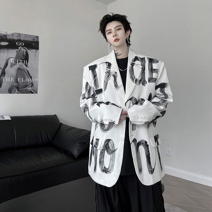 BIG TEXT JACKET MNW1051