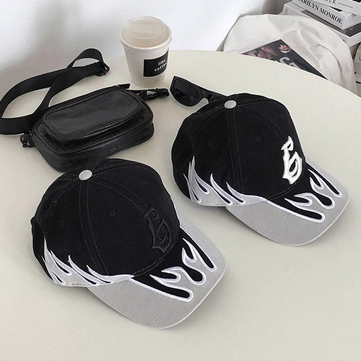 FLAME EMBROIDERY CAP MNW1590