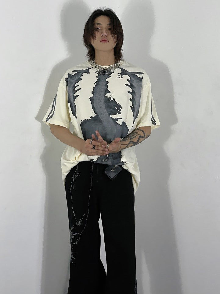ABSTRACT T-SHIRT MNW1704