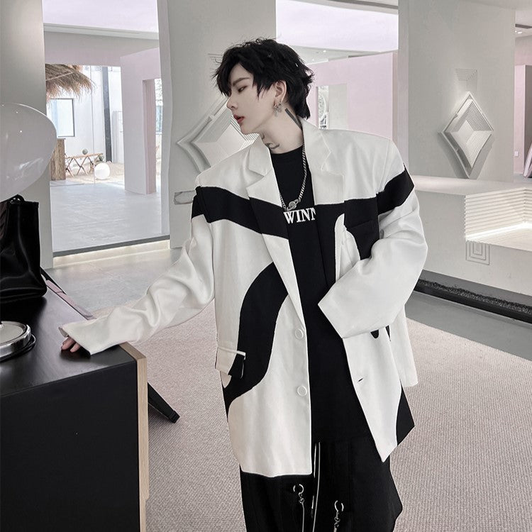 IRREGULAR COLOR JACKET MNW1052