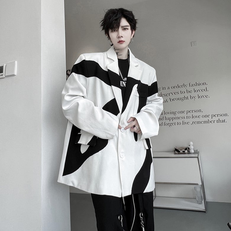 IRREGULAR COLOR JACKET MNW1052