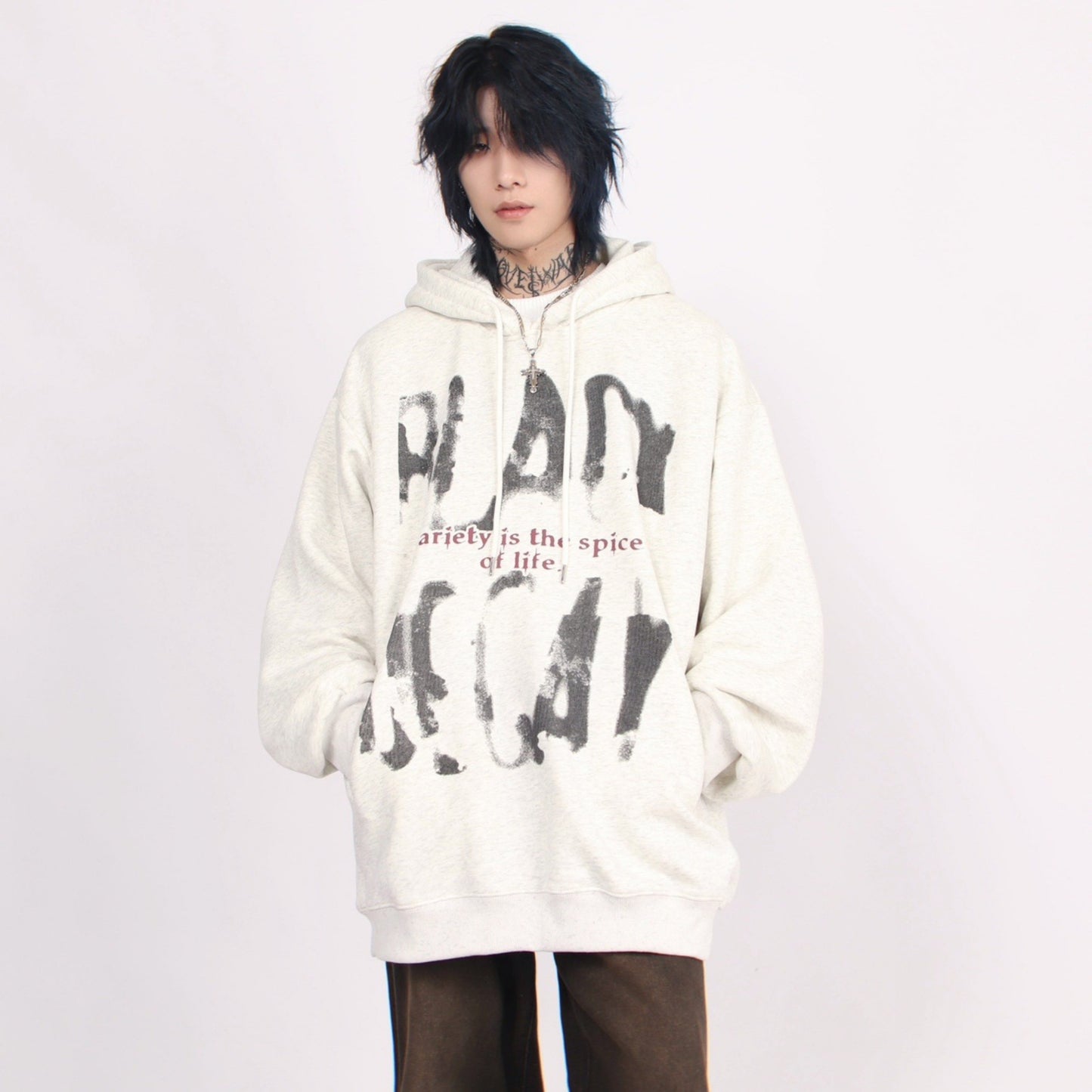 BROKEN LETTERS HOODIE MNW1182