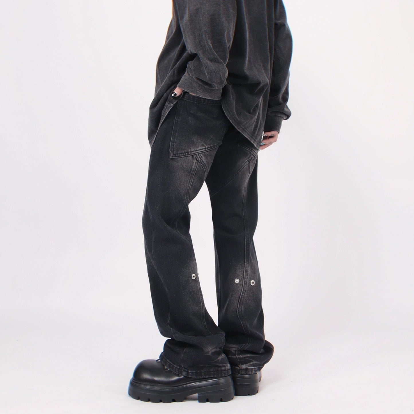 CROSSED DENIM PANTS MNW1273