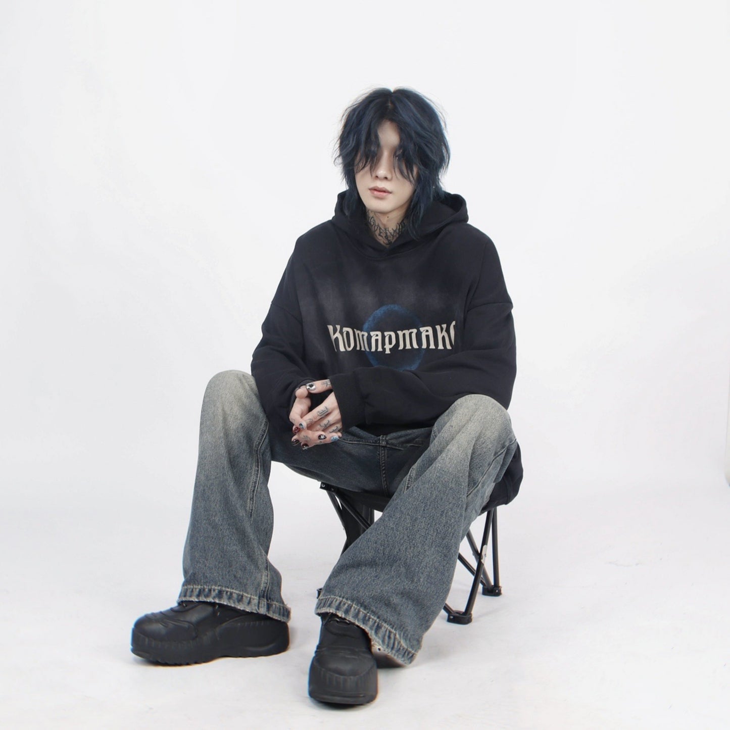 GRADIENT CIRCLE HOODIE MNW996