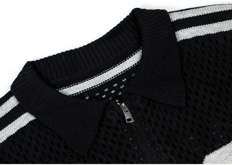 NUMBERING MESH CARDIGAN MNW1922