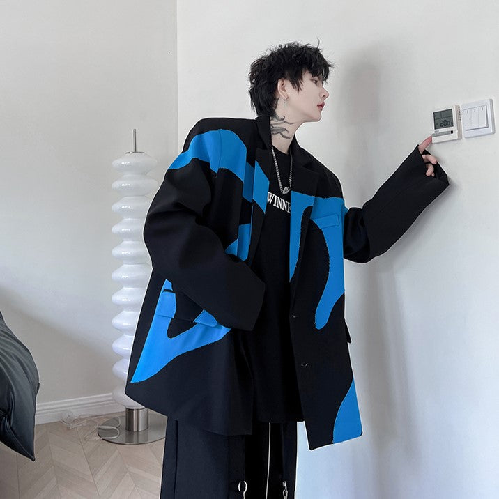 IRREGULAR COLOR JACKET MNW1052