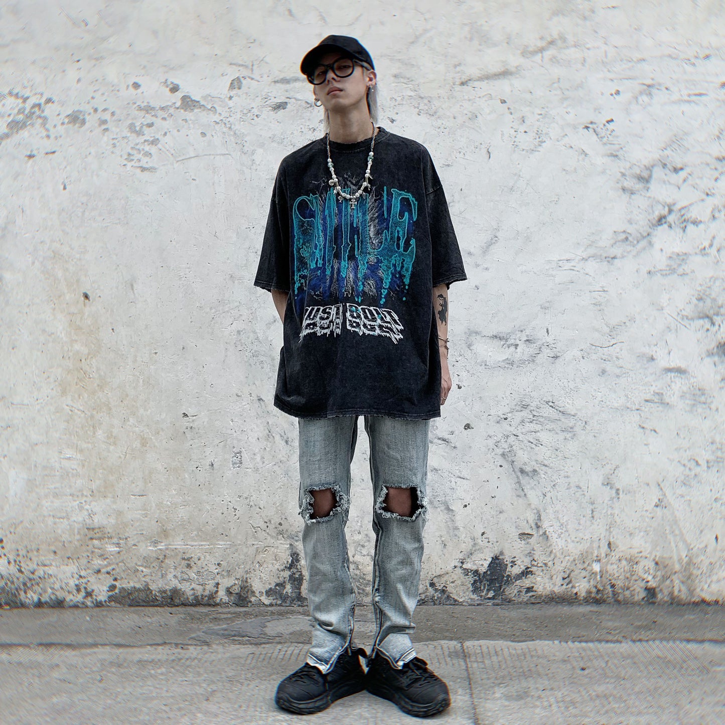DESTRUCTION SMILE T-SHIRT MNW843