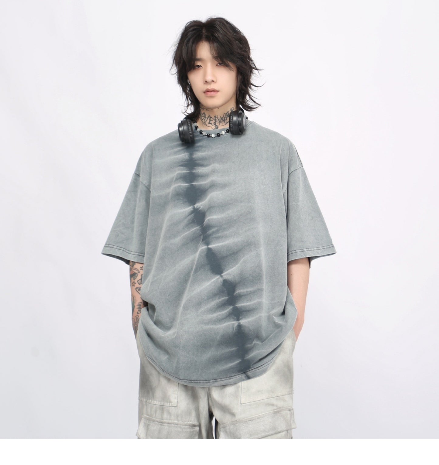 IRREGULAR TIE-DYE T-SHIRT MNW18