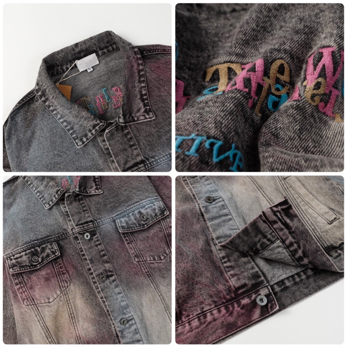 COLOR STAIN DENIM JACKET MNW1195