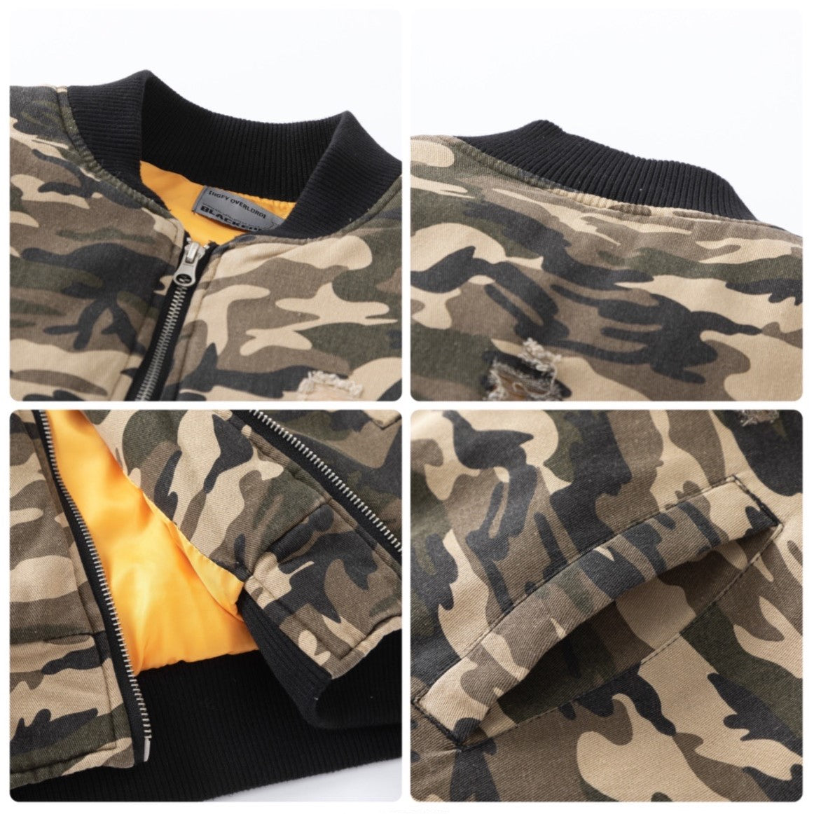 CAMOUFLAGE SWITCHING BLOUSON MNW1438