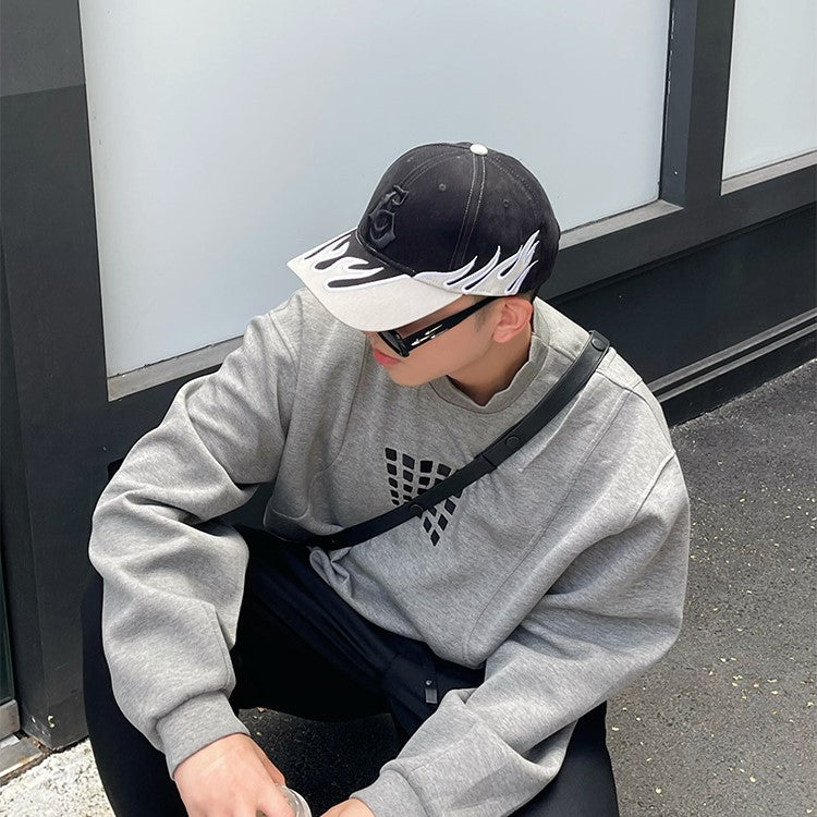 FLAME EMBROIDERY CAP MNW1590