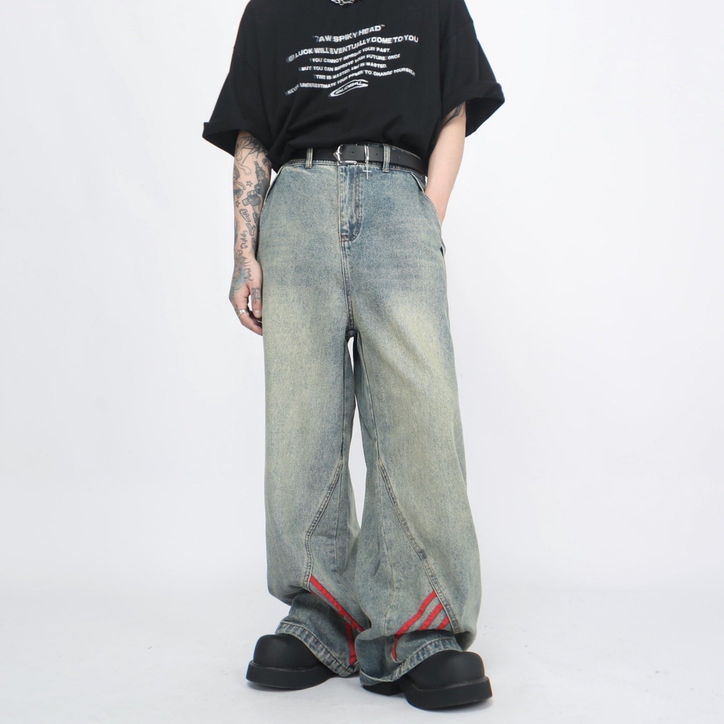 DIAGONAL LINE DENIM MNW1771