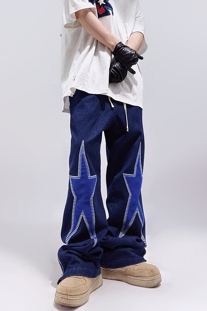 STAR DENIM PANTS MNW987