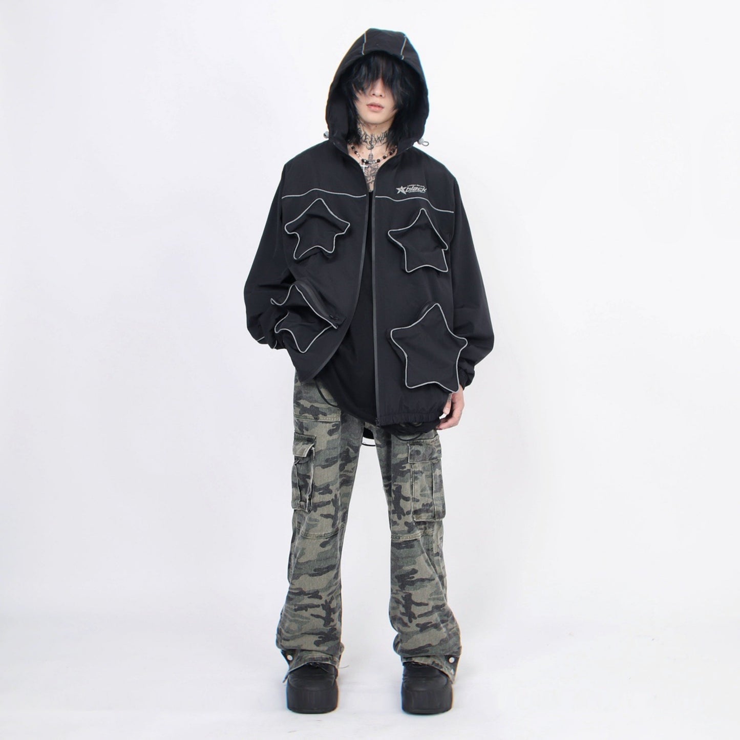 STAR PIPING HOODIE MNW1068