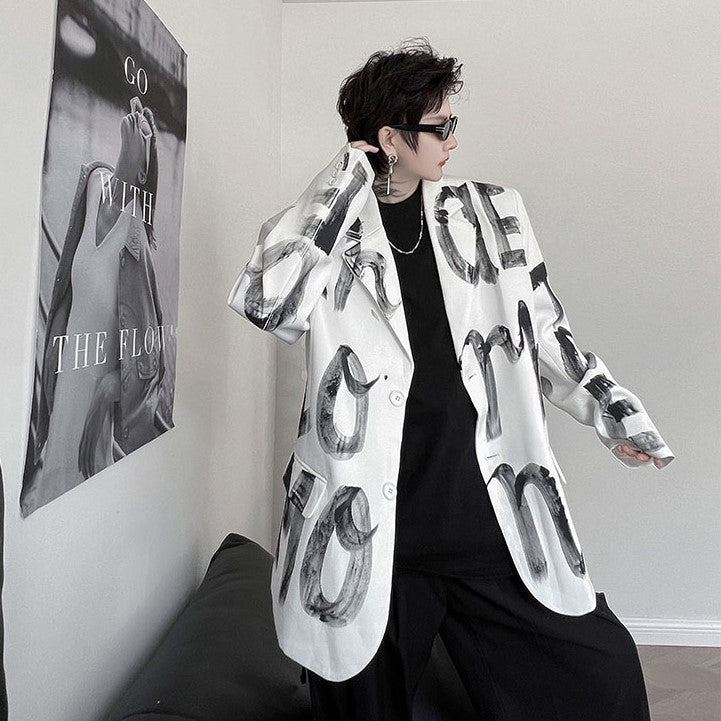 BIG TEXT JACKET MNW1051