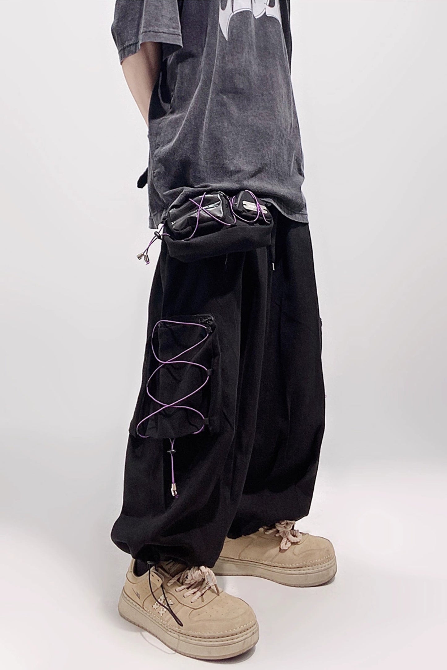 DRAWSTRING STREET PANTS MNW985