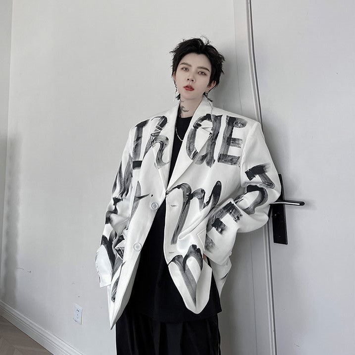BIG TEXT JACKET MNW1051