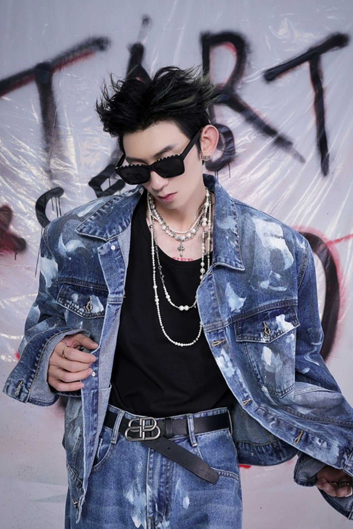 PAINT STAIN DENIM MNW1679