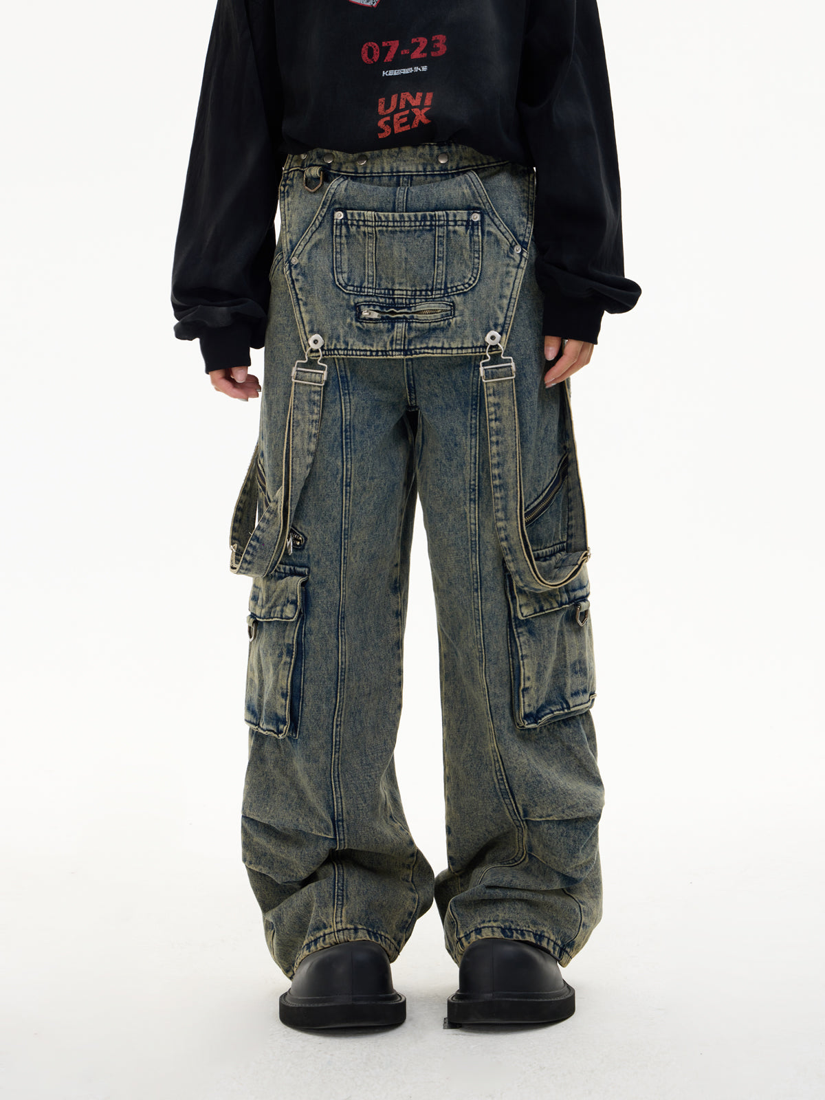 DENIM ARRANGEMENT OVERALLS MNW1614