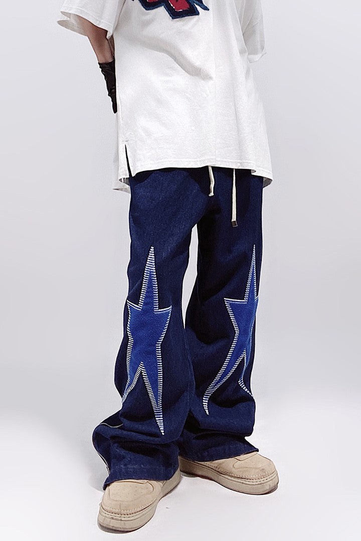 STAR DENIM PANTS MNW987