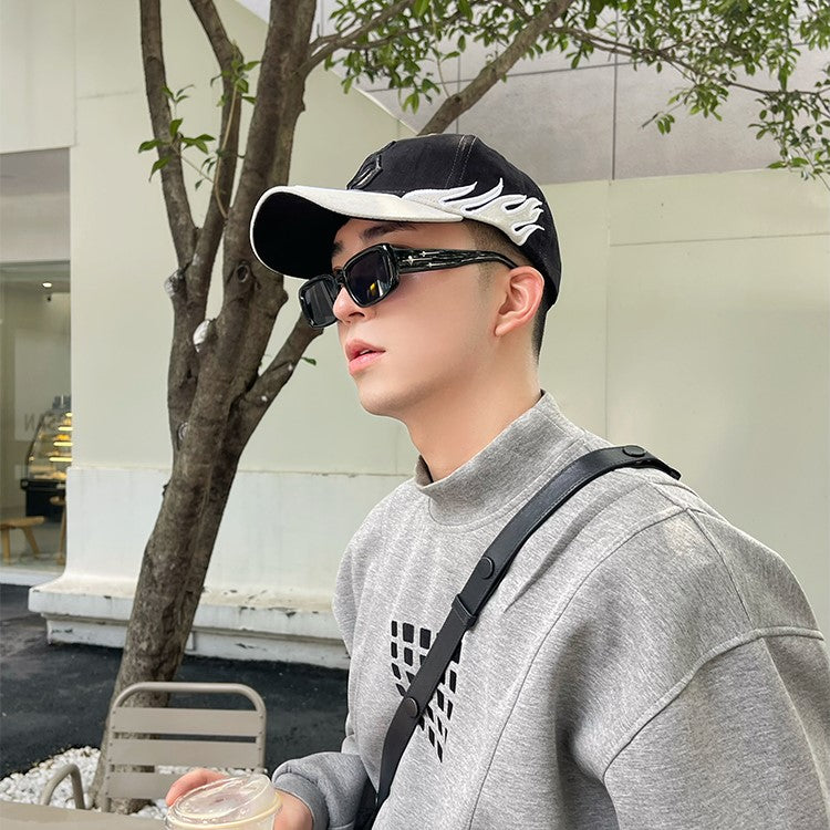 FLAME EMBROIDERY CAP MNW1590