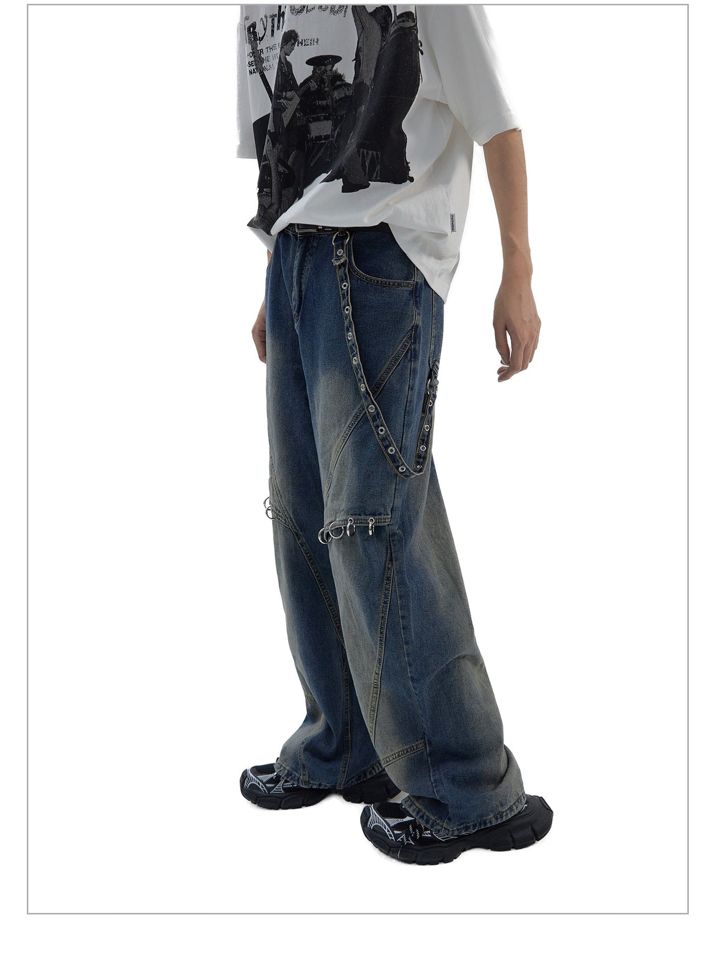 METAL FITTINGS FADE DENIM MNW1904