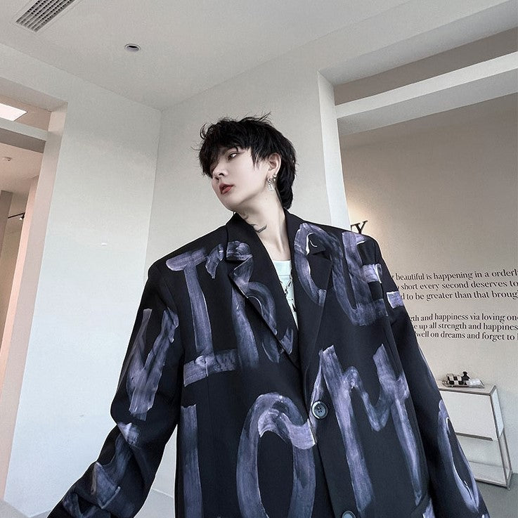 BIG TEXT JACKET MNW1051