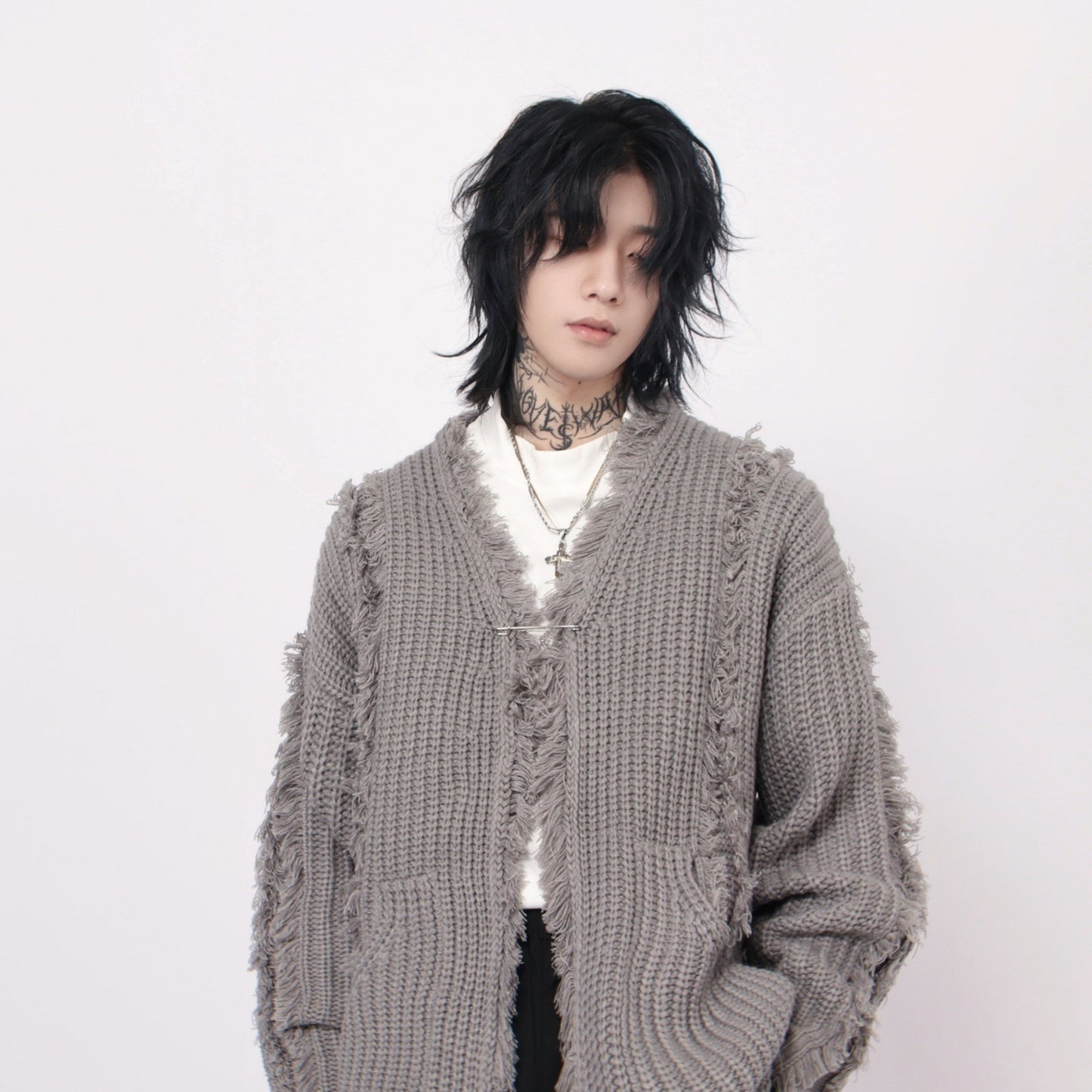 ROUGH DAMAGE CARDIGAN MNW1445