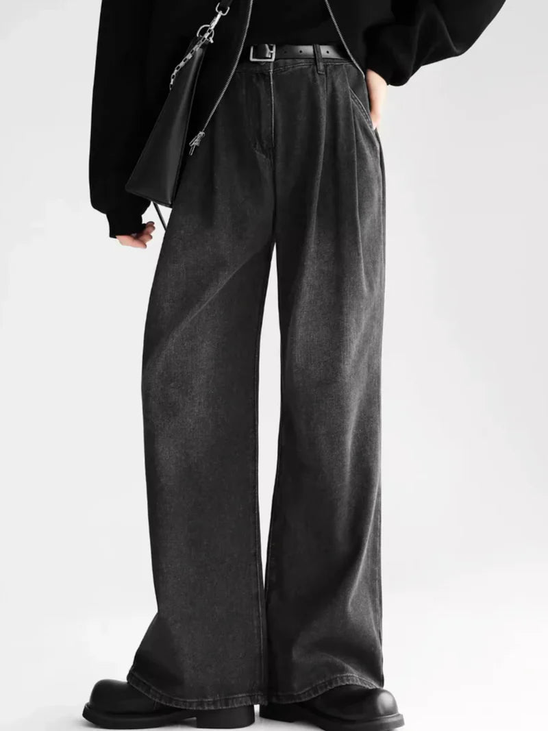 TRENDY WIDE WASHED PANTS MNW1950
