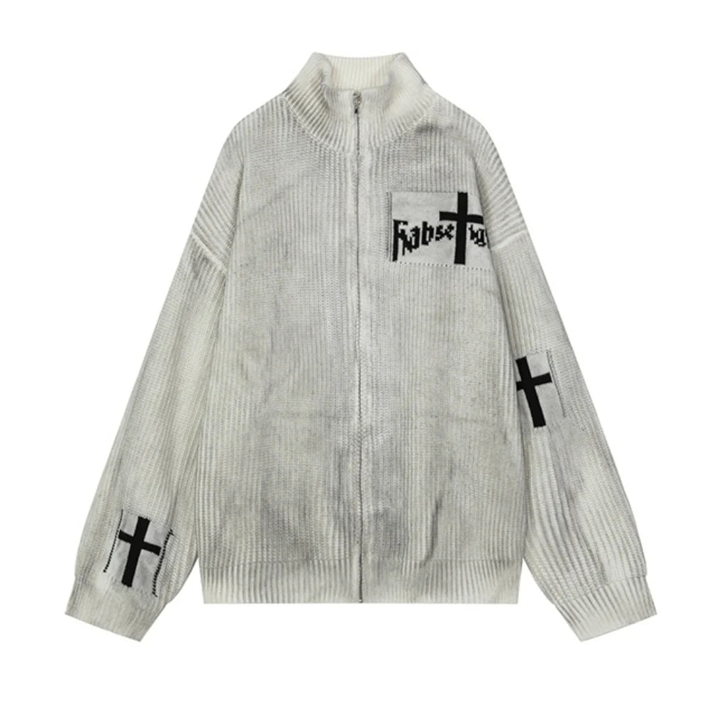 DIVINE SCAR ZIP KNIT MNW2039