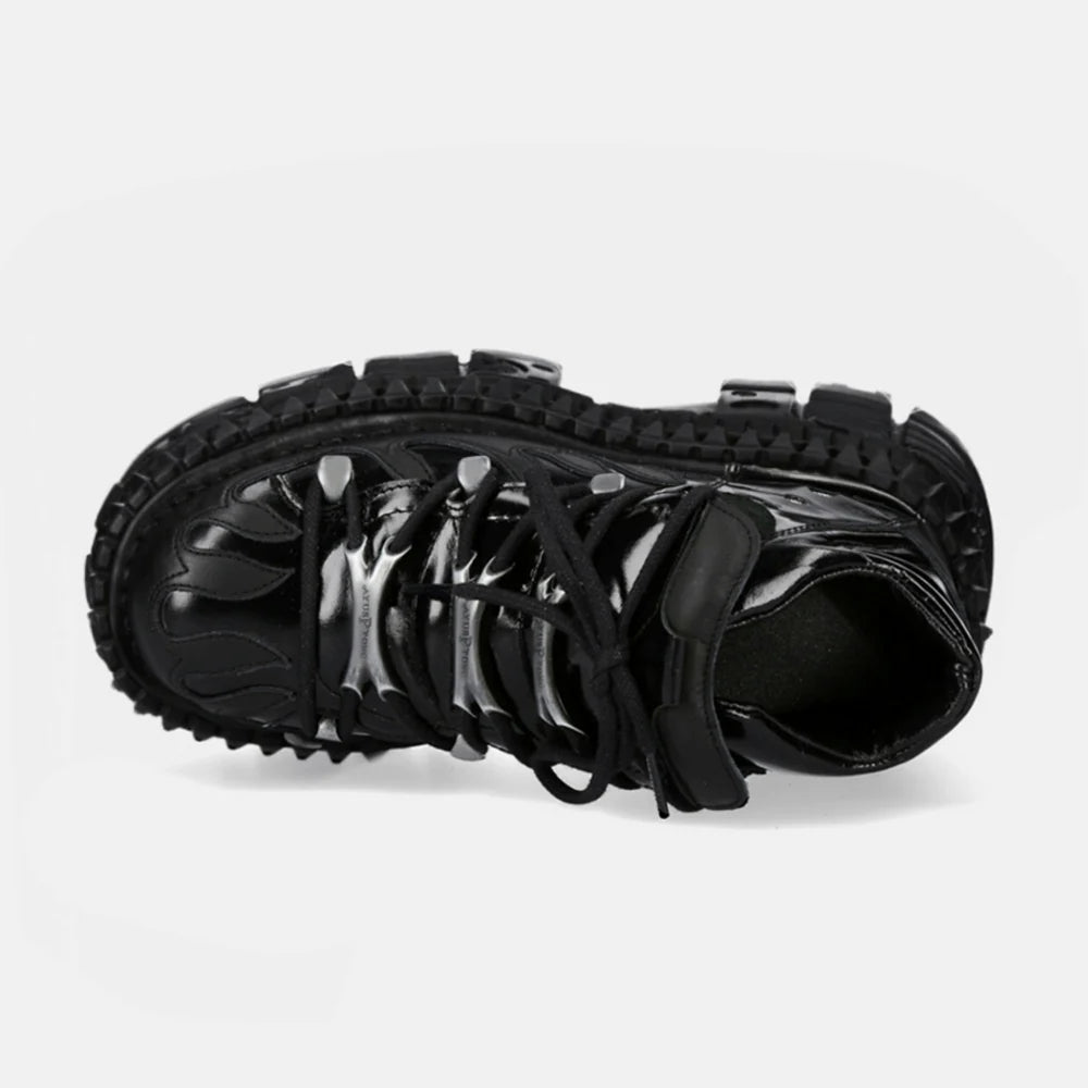 ELEVATED MINIMAL BLACK SNEAKERS MNW1985