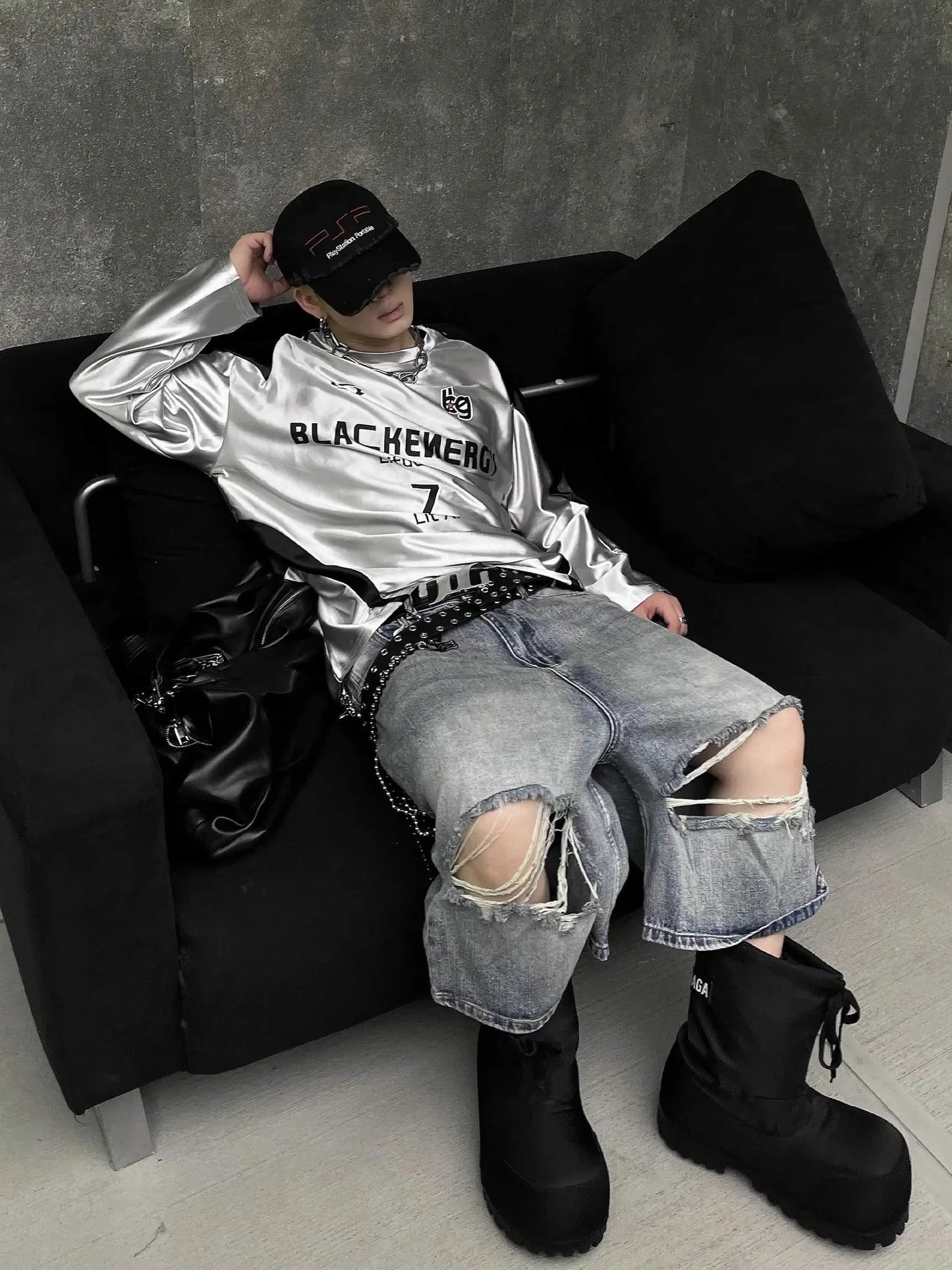 SILVER GAMING LONG TEE MNW1992