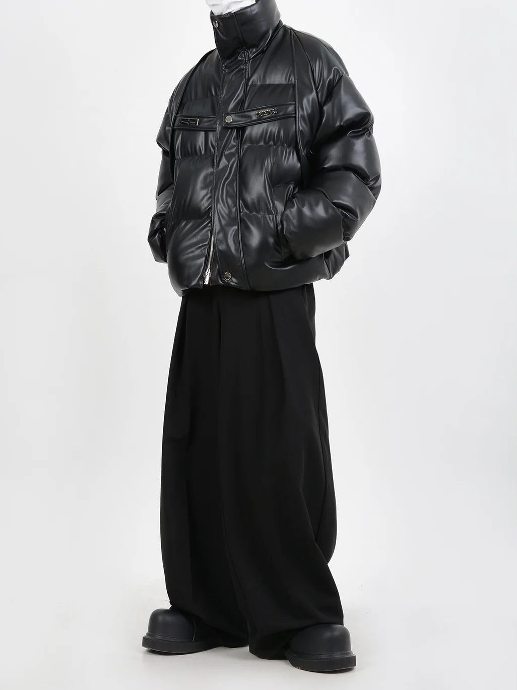 METAL LEATHER DOWN JACKET MNW1980