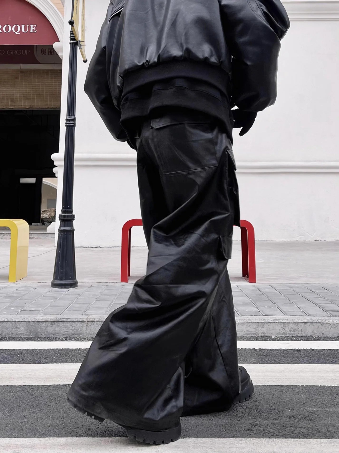 UTILITY LEATHER CARGO PANTS MNW1978