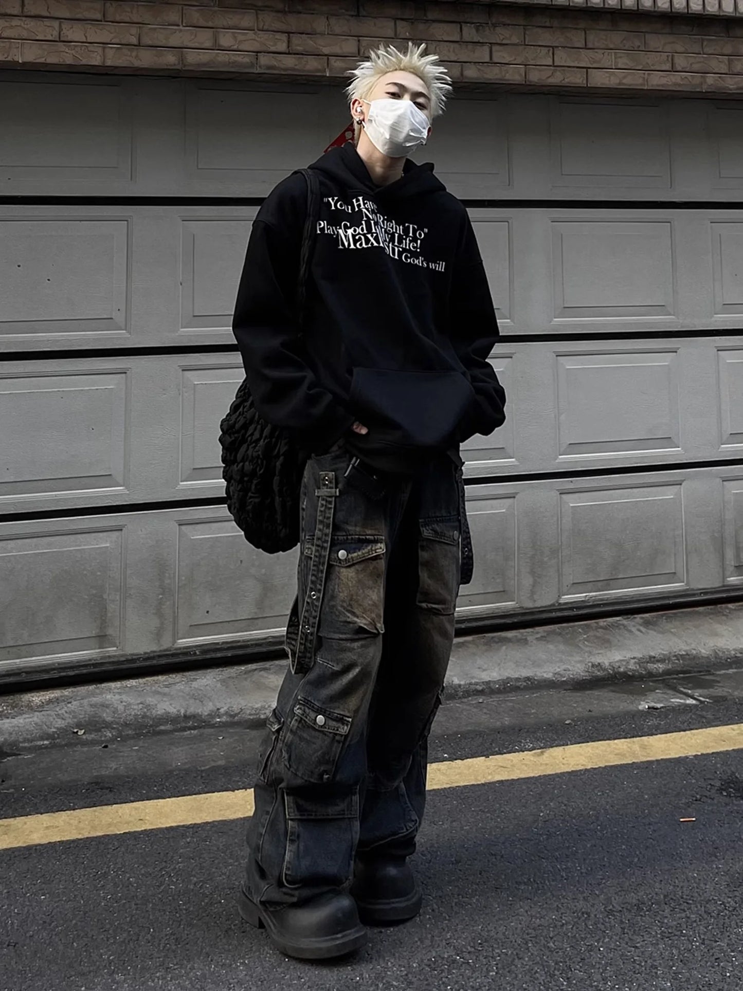 REBELLION SCRIPT HOODIE MNW2006
