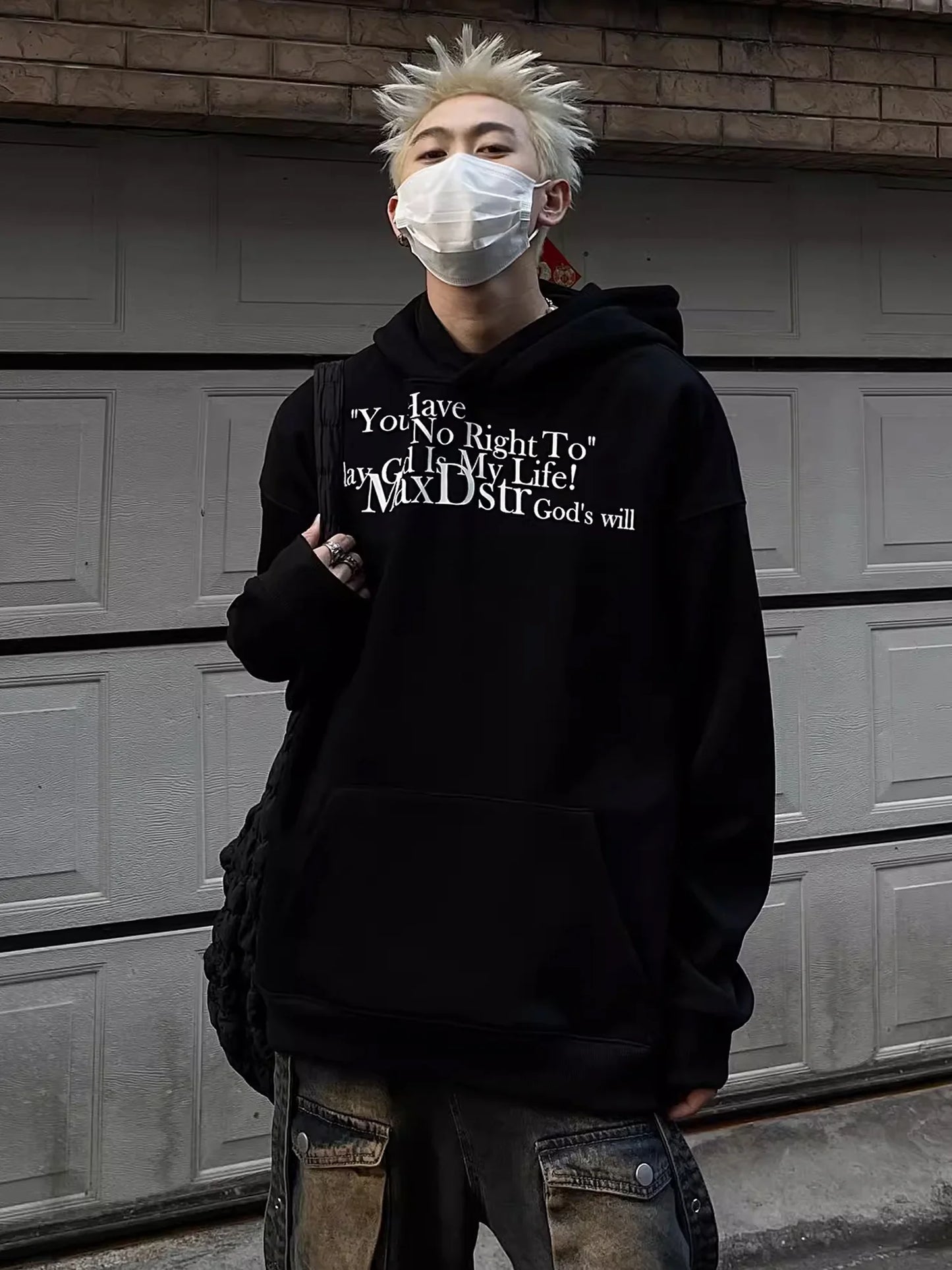 REBELLION SCRIPT HOODIE MNW2006