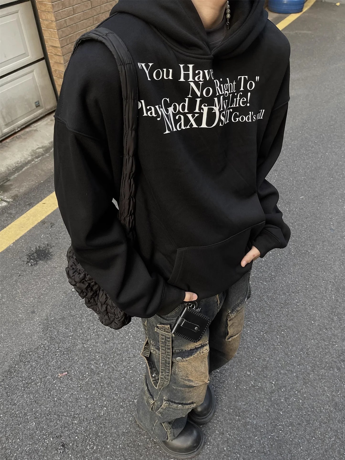 REBELLION SCRIPT HOODIE MNW2006
